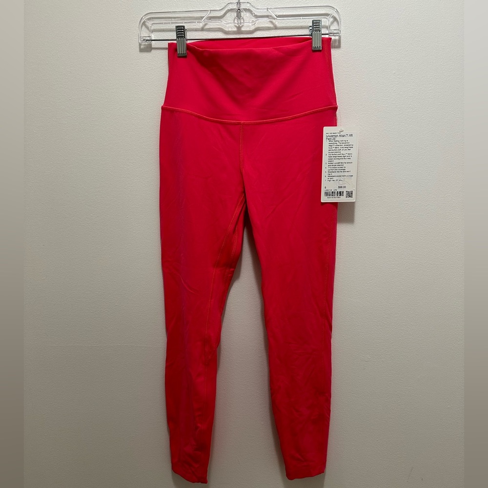 lululemon align high rise leggings in lip gloss, 25”